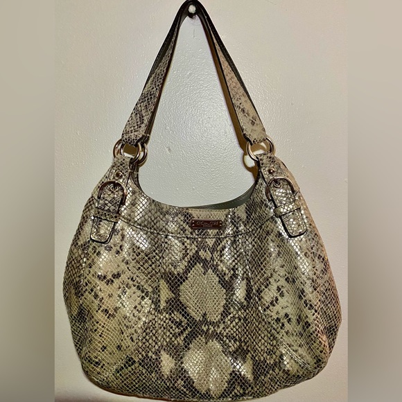 Coach snakeskin shoulder bag - Picture 2 of 12